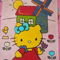 فرش دخترانه کیتی