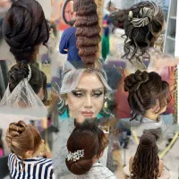 آموزش شنیون ومیکاپVIP