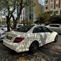 بنز c200 سفید 2013|خودرو سواری و وانت|تهران, درختی|دیوار