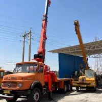 بنز جرثقیل کفی اطلس ۱۵ تن|خودرو سنگین|شیراز, پادگان ولیعصر|دیوار
