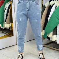 شلوار لی مام