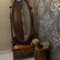 ایینه و‌گلدون  و آیینه دیواری کار دست