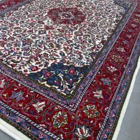 فرش دستباف (بساک)جفت۶م نقشه بیجار بافت ساروق اراک|فرش|مشکین‌دشت, |دیوار