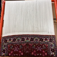 دار چله کشی شده به همراه فرش