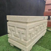 گلدان  سنگی ورساچه مستطیل بزرگ