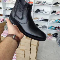 نیم بوت چرم گاوی تبریز