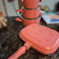 ست ۷ پارچه ی قابلمه چدن نچسب