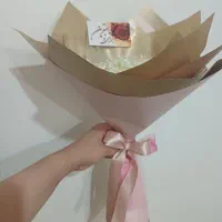 یه دونه دسته گل روبانی آماده