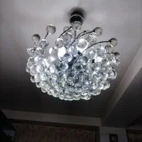 لوستر کریستال و برنج