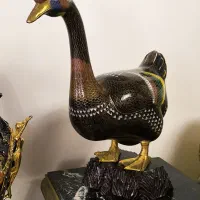 مجسمه میناکاری مرغابی