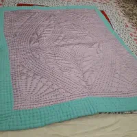 لحاف دست دوز روکش ساتن  ، پنبه قوزه ،نو|رختخواب، بالش، پتو|تهران, دردشت|دیوار