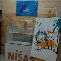 میز پیشخوان ویترین دار