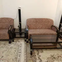 مبل هفت نفره همراه میز عسلی و جلو مبلی|مبلمان خانگی و میز عسلی|علی‌آباد کتول, |دیوار