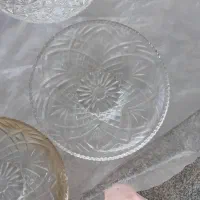 مجموعه ظروف میوه کریستالی پذیرایی پایه دار