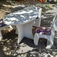 ناهار خوری 4نفره|مبلمان خانگی و میز عسلی|خلخال, |دیوار