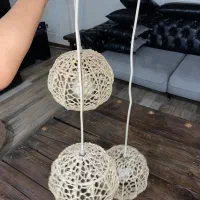 دو عدد لوستر مدرن و حصیری|لوستر و چراغ آویز|تهران, ولنجک|دیوار