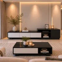 میز تلویزیون مدل فلورانس
