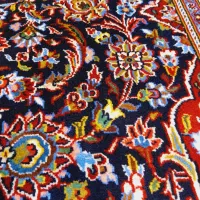 جفت قالیچه دستباف کرک کاشان سرمه ای ،حراج شد|فرش|تهران, بازار|دیوار