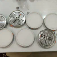 هفت عدد پنل هالوژن ای LED گرد تو کار