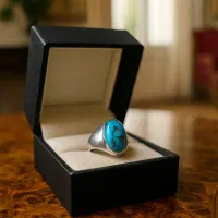 انگشتر فیروزه نیشابور کلکسیونی|جواهرات|مشهد, کوی المهدی|دیوار