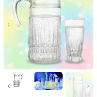 پارچ و لیوان لومینارک نو بدون کارتن