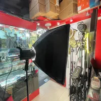 سافت باکس ویدئولایت حرفه ای300 وات با پایه و باکس|دوربین عکاسی و فیلمبرداری|تهران, بازار|دیوار