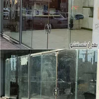 شستشوی شیشه سکوریت و کرکره برقی