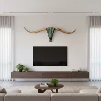 دیواری کنارسالنی مجسمه