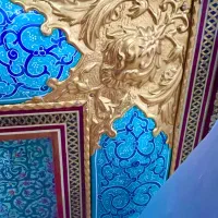 قدیمی  انتیک وان یکاد خوشنویسی پشت شیشه قدیمی مینا|تابلو، نقاشی، عکس|تهران, گاندی|دیوار