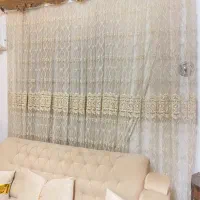 پرده جنس ترک و میزتلفن