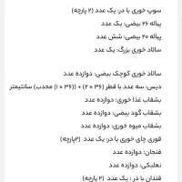 ست ظرف چینی زرین کامل لب طلایی زرین|ظروف سرو و پذیرایی|اهواز, پادادشهر|دیوار