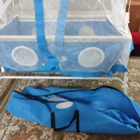 گهواره میلاد در حد نو به خریدار  تخفیف داده میشود|اسباب و اثاث بچه|ابریشم, |دیوار