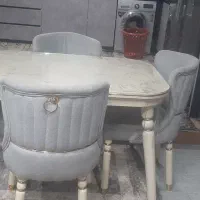 میز وصندلی نهار خوری چهار نفره|میز و صندلی غذاخوری|شیراز, کوشک میدان|دیوار