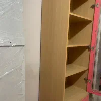 ست تخت و کتابخانه MDF صورتی نوجوان|تخت و سرویس خواب|تهران, سبلان (لشگر)|دیوار