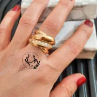 انگشتر کپی طلا رنگ ثابت|جواهرات|بیرجند, |دیوار