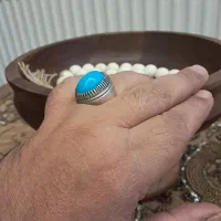 انگشتر فیروزه پاک