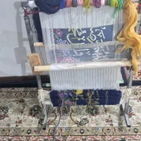 تابلو فرش در حال بافت