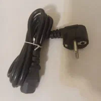 کابل برق سه پین کامپیوتر و پرینتر و لپ‌تاپ