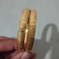 طلادوعدد النگو.ودوعدد گوشواره