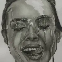 نقاشی چهره (سیاه قلم)