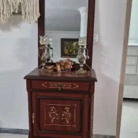 کنسول آینه و شمعدان