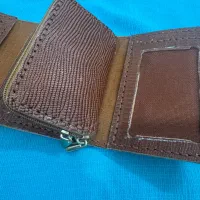 کیف پول چرم بز کارِ دست، خاص و بااصال|کیف، کفش، کمربند|گرگان, |دیوار