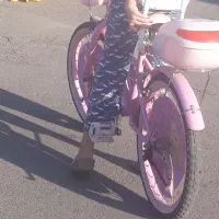 دوچرخه دخترانه صورتی سایز ۲۰