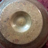 بشقاب کوچک قلم کاری وکاسه آیه قرآن نوشته شده|کلکسیون اشیاء عتیقه|تهران, آسمان|دیوار
