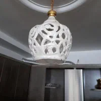 ۲عدد لوستر پذیرایی شیک ودیوارکوب  ویک عدد آشپزخانه