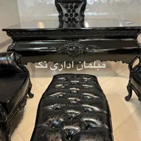 مبلمان کلاسیک اداری٪نیسمت اداری مدل شل مشکی|دفتر کار|چهاردانگه (تهران), |دیوار