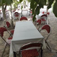 اجاره صندلی فلزی تاشو،میز.سایه بان..