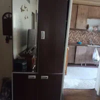 جاکفشی ام دی اف و میز عسلی  چوبی