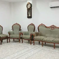 مبل ۹ نفره کلاسیک چوب راش|مبلمان خانگی و میز عسلی|اهواز, کوی ترابری|دیوار