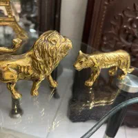 تزیینی دکوری‌مجسمه شیر ببربرج ایفل برنزبرنجی خارجی|مجسمه، تندیس، ماکت|تهران, یاخجی آباد|دیوار